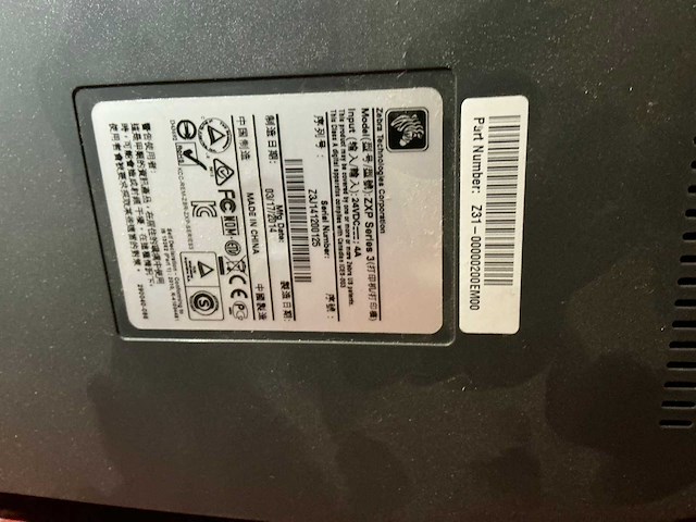 Zebra zxp series 3 cardprinter - afbeelding 6 van  9