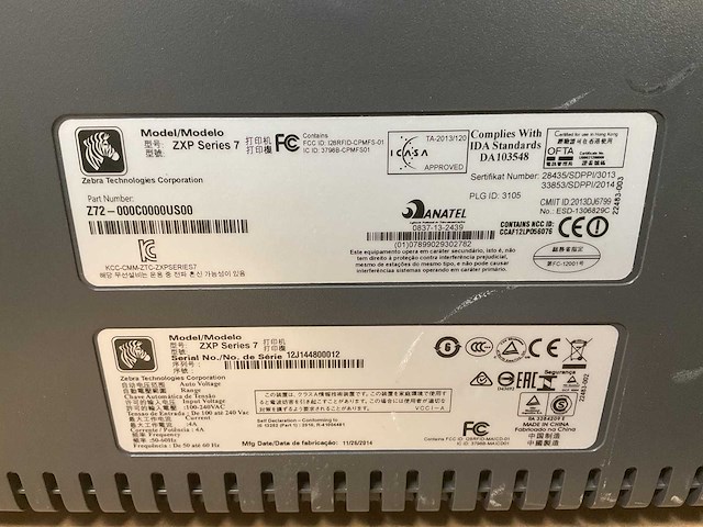 Zebra zxp series 7 printer - afbeelding 4 van  4
