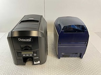 Zebra/datacard (p120i/cd800) professional direct-to-card printers (2x) - afbeelding 5 van  8