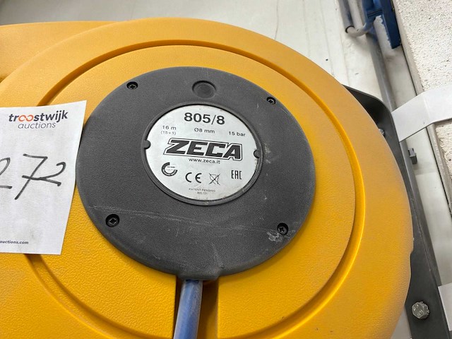 Zeca 805/8 luchtslanghaspel 16.00m - afbeelding 2 van  2
