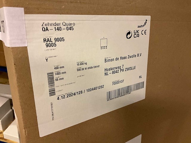 Zedner quaro qa-140-045 designradiator - afbeelding 3 van  4