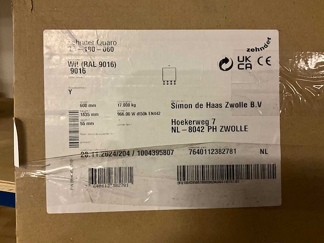 Zedner quaro qa-180-060 designradiator - afbeelding 3 van  4