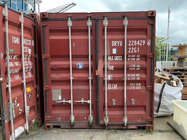 Zeecontainer (20 ft) - afbeelding 2 van  3