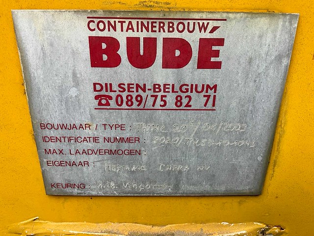 Zeecontainer 20ft haakarm - afbeelding 13 van  20