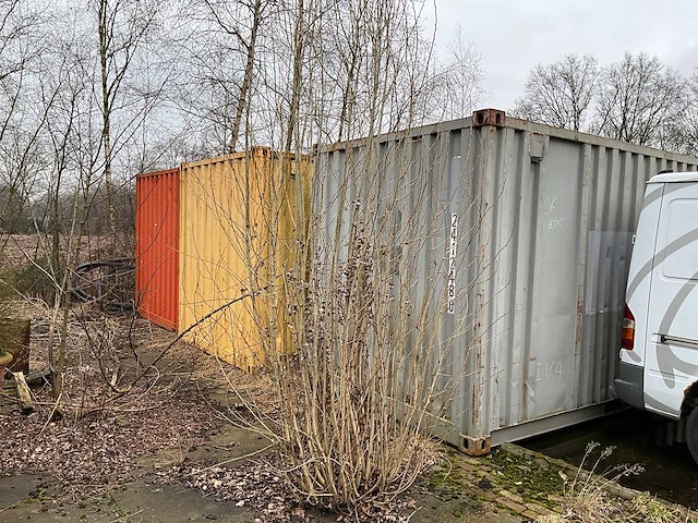 Zeecontainer 20ft v.v. heftrucksledes (3x) - afbeelding 1 van  4