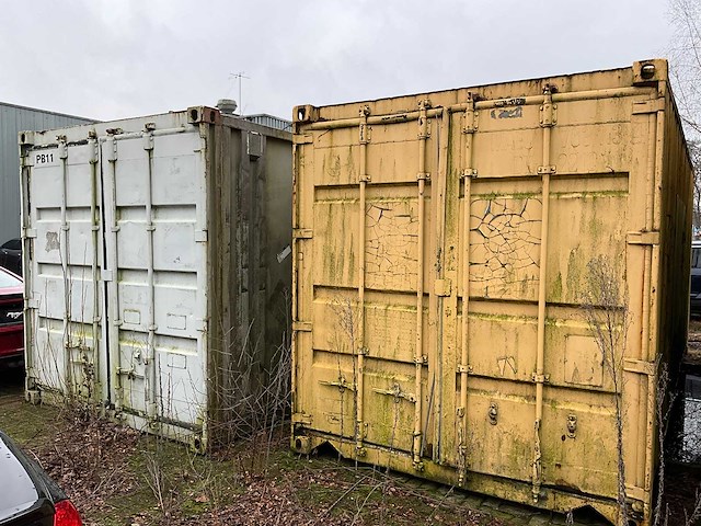 Zeecontainer 20ft v.v. heftrucksledes (3x) - afbeelding 4 van  4