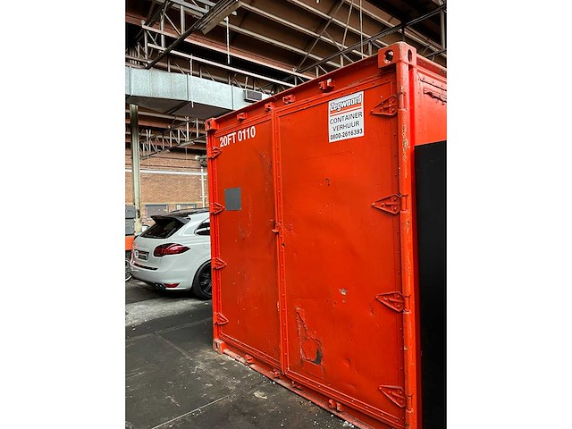 Zeecontainer 20ft v.v. heftrucksledes - afbeelding 4 van  4