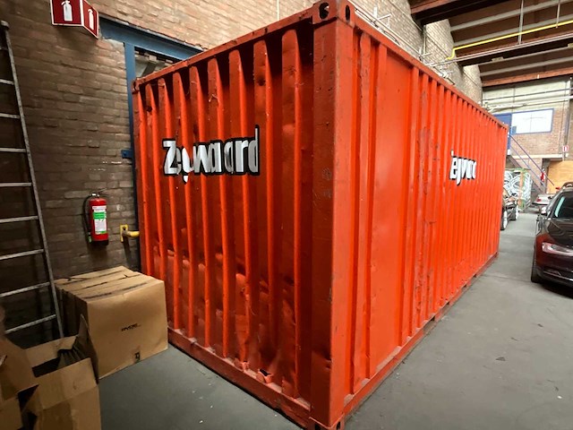 Zeecontainer 20ft v.v. heftrucksledes - afbeelding 2 van  6