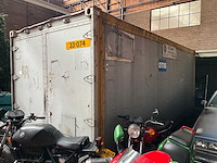 Zeecontainer 20ft v.v. heftrucksledes - afbeelding 1 van  3