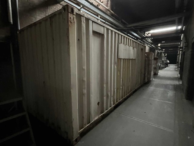 Zeecontainer 20ft v.v. heftrucksledes - afbeelding 1 van  3