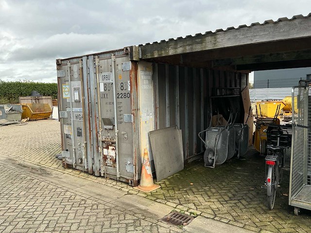 Zeecontainer 2x met overkapping - afbeelding 5 van  15