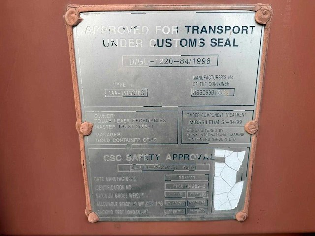 Zeecontainer 40 ft - afbeelding 6 van  13