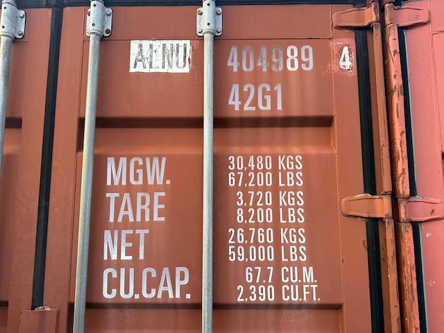 Zeecontainer 40 ft - afbeelding 7 van  13