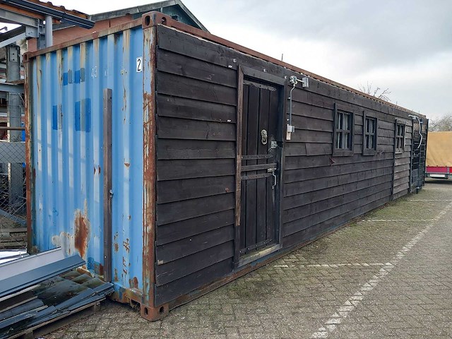 Zeecontainer 40ft mobiele kroeg bruine kroeg - afbeelding 10 van  13