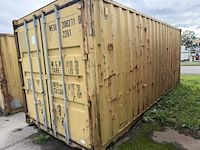 Zeecontainer, geel - afbeelding 1 van  7