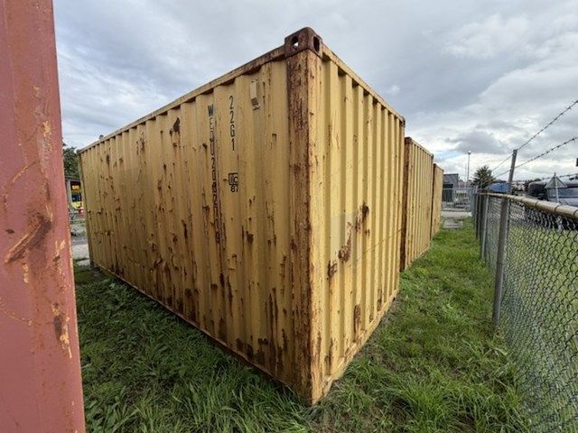 Zeecontainer, geel - afbeelding 2 van  7