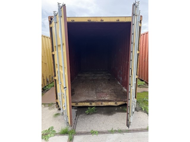 Zeecontainer, geel - afbeelding 5 van  7