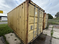 Zeecontainer, geel - afbeelding 1 van  7