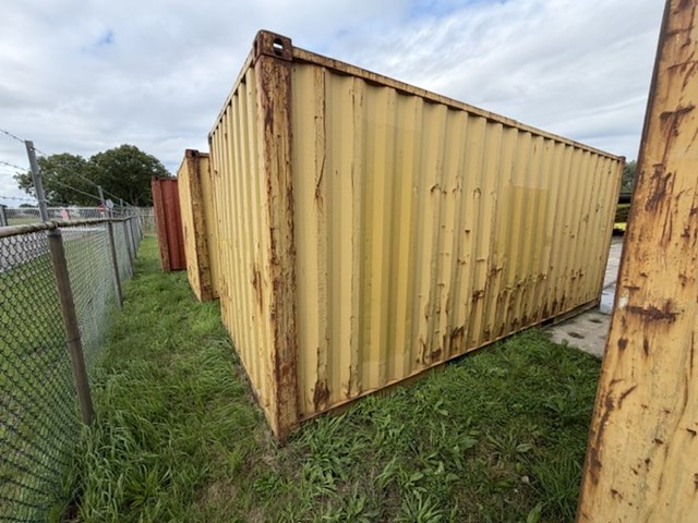 Zeecontainer, geel - afbeelding 2 van  7