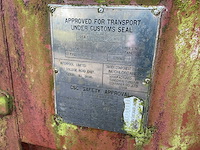 Zeecontainer rood 20ft - afbeelding 2 van  8