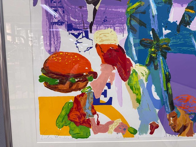 Zeefdruk - carlos blaaker - burger king - 69/90 - afbeelding 3 van  9