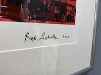 Zeefdruk - rob scholte - wijnflessen - 187/200 - afbeelding 3 van  5