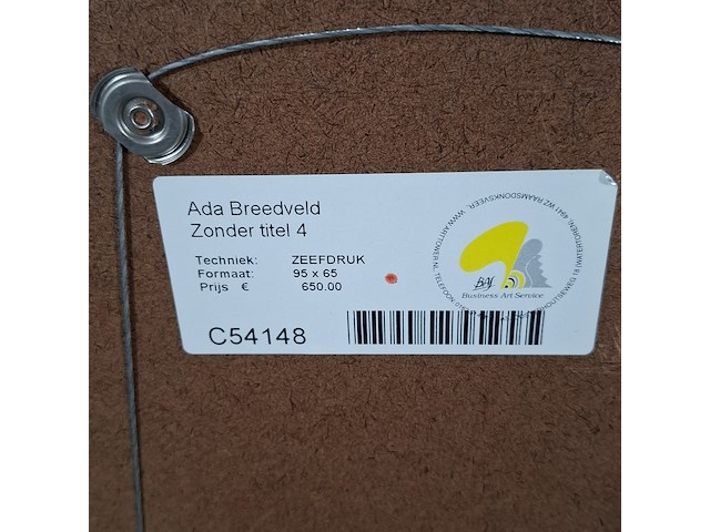 Zeefdruk, a. breedveld, 2004 - afbeelding 9 van  9