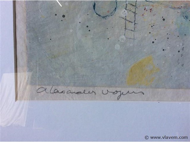 Zeefdruk a vogels kader 78/78 - afbeelding 3 van  6