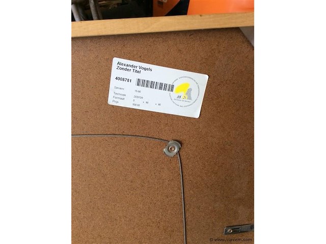 Zeefdruk a vogels kader 78/78 - afbeelding 5 van  6