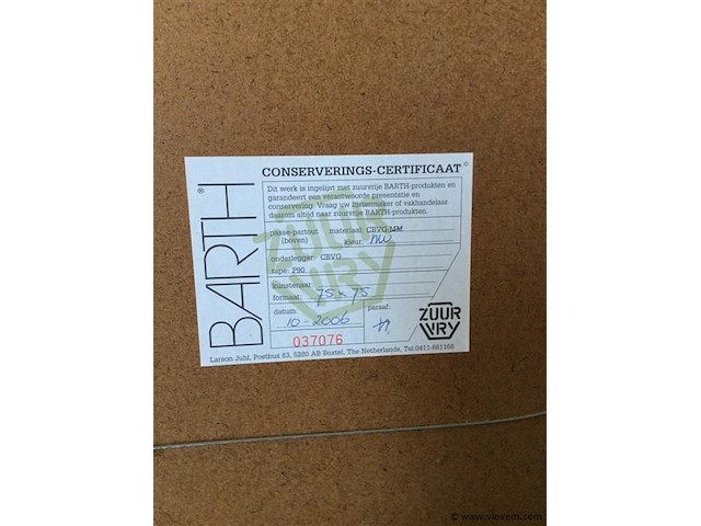 Zeefdruk a vogels kader 78/78 - afbeelding 6 van  6