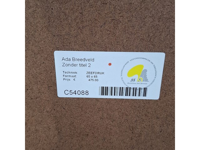 Zeefdruk, ada breedveld, zonder titel 2 - afbeelding 9 van  9