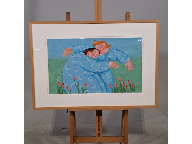 Zeefdruk, ada breedveld, zonder titel 3 - afbeelding 1 van  9