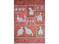 Zeefdruk ans van dijk ‘checkout the chicken’ - afbeelding 1 van  2