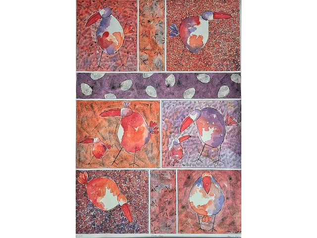 Zeefdruk ans van dijk ‘num num’ - afbeelding 1 van  2