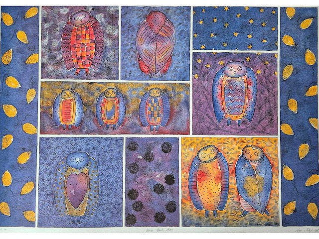 Zeefdruk ans van dijk ‘wise old man’ - afbeelding 1 van  2