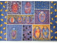 Zeefdruk ans van dijk ‘wise old man’ - afbeelding 1 van  2