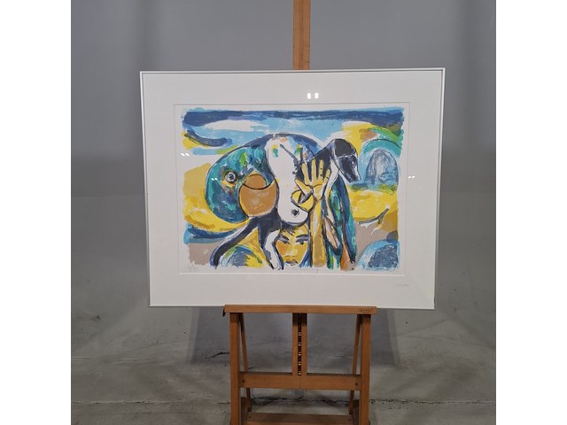 Zeefdruk, anton vrede, tears in the morning 61/90, 1996 - afbeelding 1 van  9