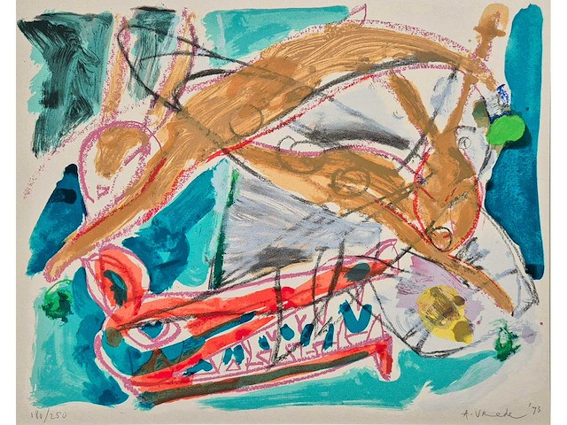 Zeefdruk anton vrede - afbeelding 1 van  5