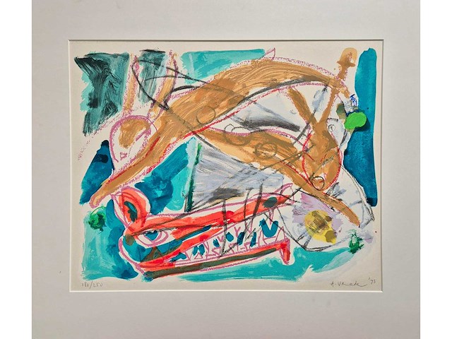 Zeefdruk anton vrede - afbeelding 2 van  5