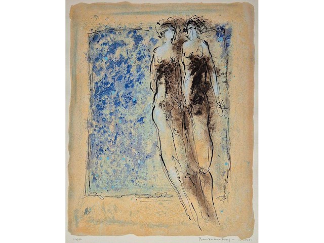 Zeefdruk bert van hof - afbeelding 1 van  2