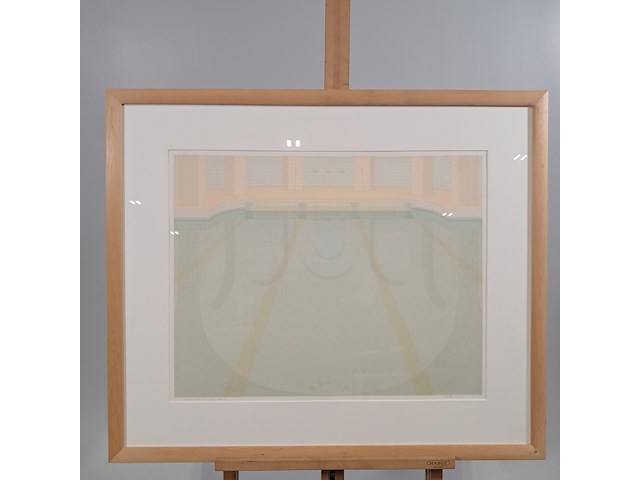 Zeefdruk, e. sont, zwembad 1 - afbeelding 1 van  8