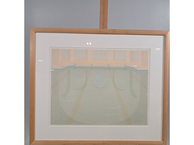 Zeefdruk, e. sont, zwembad 1 - afbeelding 2 van  8