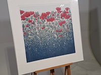 Zeefdruk, hans dolieslager, papaverknoppen 8/50, 1999 - afbeelding 2 van  8