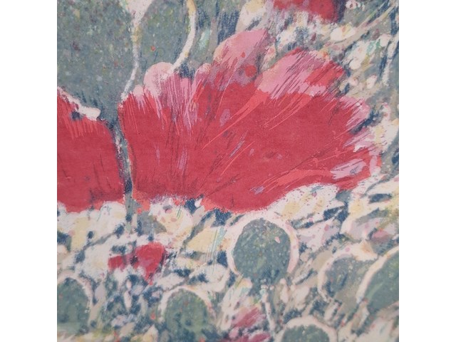 Zeefdruk, hans dolieslager, papaverknoppen 8/50, 1999 - afbeelding 4 van  8