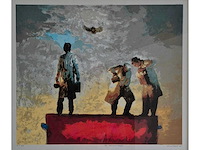 Zeefdruk hans leierzapf - afbeelding 1 van  2