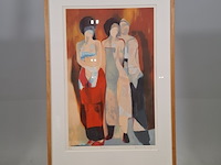 Zeefdruk, hans van den berg, bordeaux 118/175 - afbeelding 1 van  10