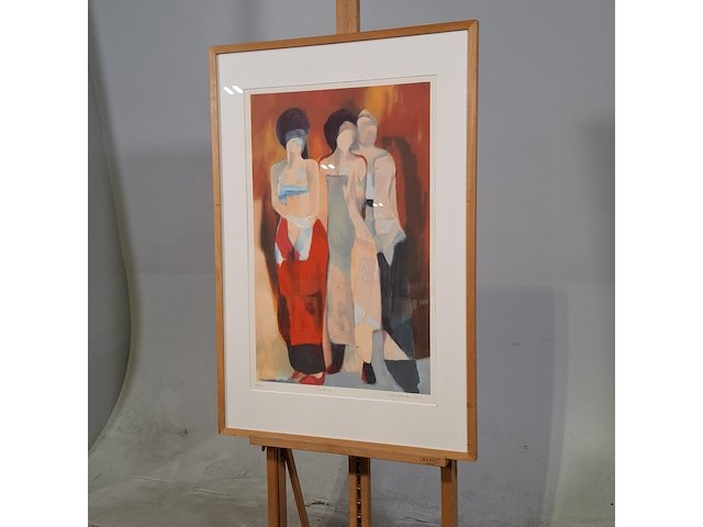 Zeefdruk, hans van den berg, bordeaux 118/175 - afbeelding 4 van  10