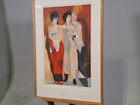 Zeefdruk, hans van den berg, bordeaux 118/175 - afbeelding 4 van  10