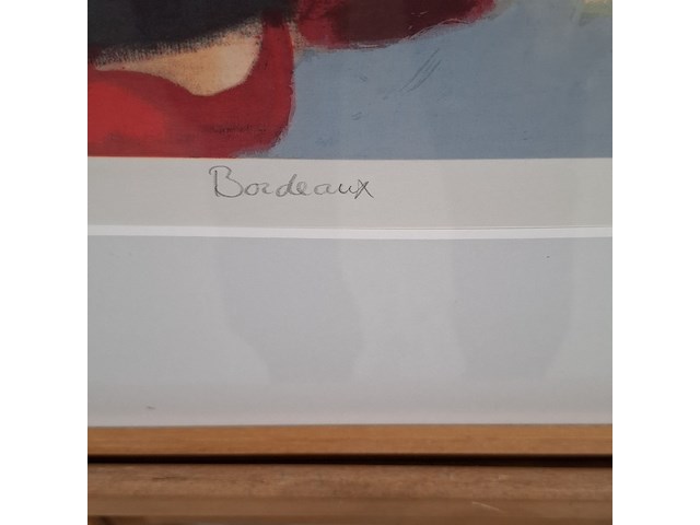 Zeefdruk, hans van den berg, bordeaux 118/175 - afbeelding 7 van  10