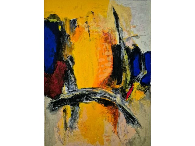 Zeefdruk hans van horck ‘meditation’ - afbeelding 1 van  5